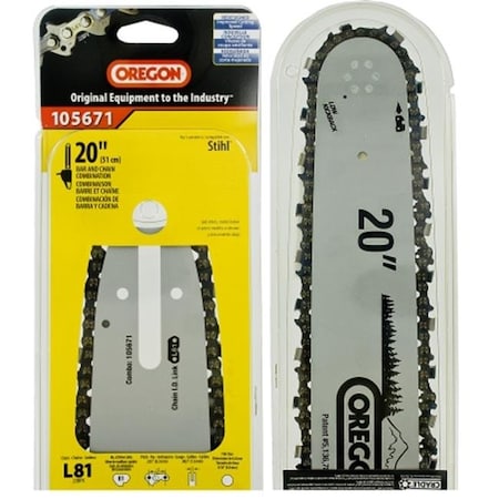 Oregon Oregon Chain 20in. Bar & Chain Combo  105671 105671